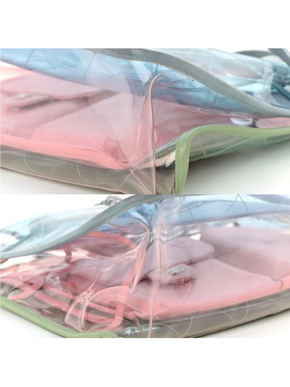 💎 RUNWAY 💎 SPLASH Chanel Clear PVC Tote Bag - Picture 6 of 14